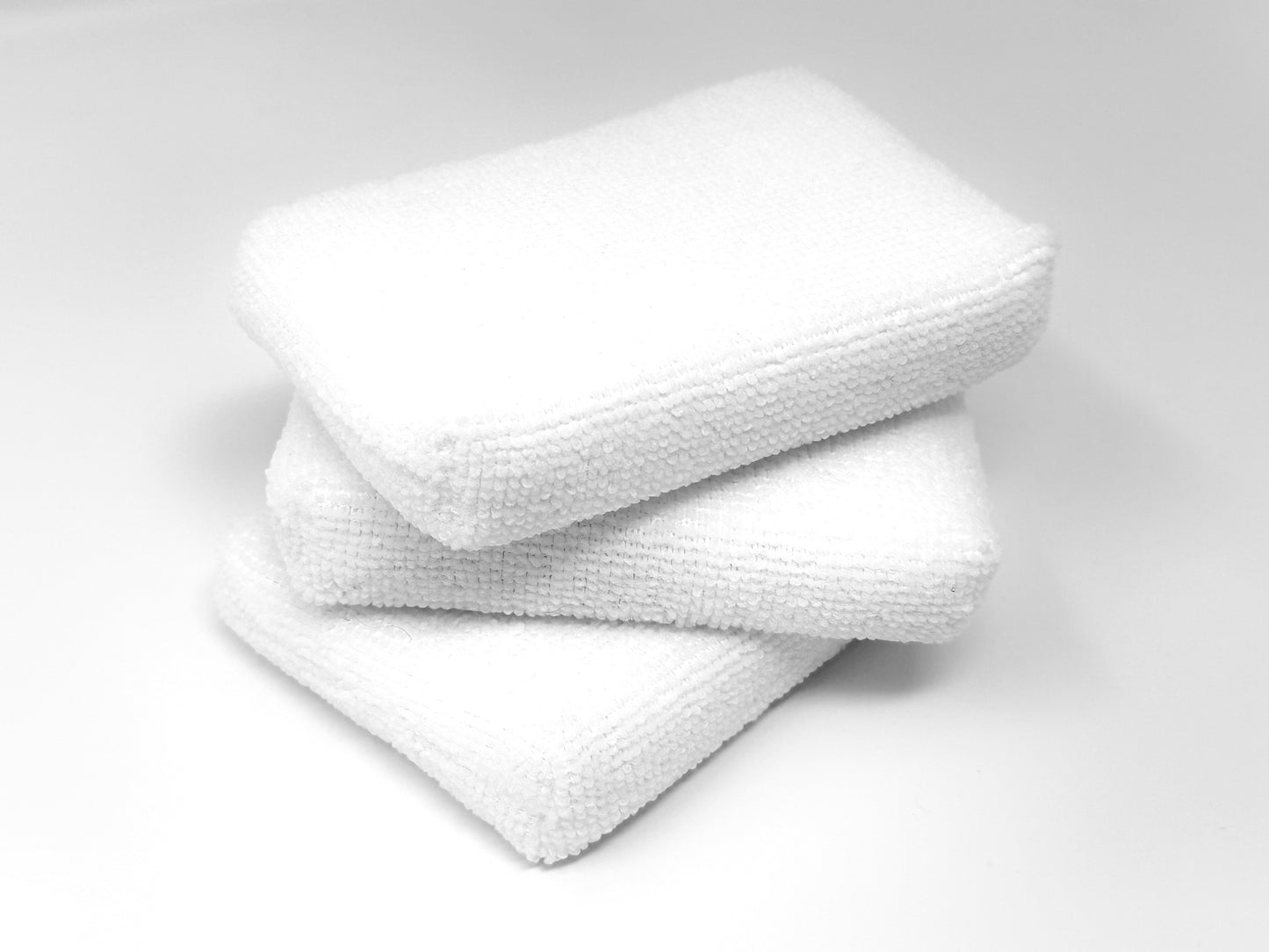 Microfiber Applicator Sponge with Plastic Barrier - 5 Pack